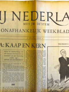 Vintage tijdschrift cadeau Vrij Nederland (27-11-1976)