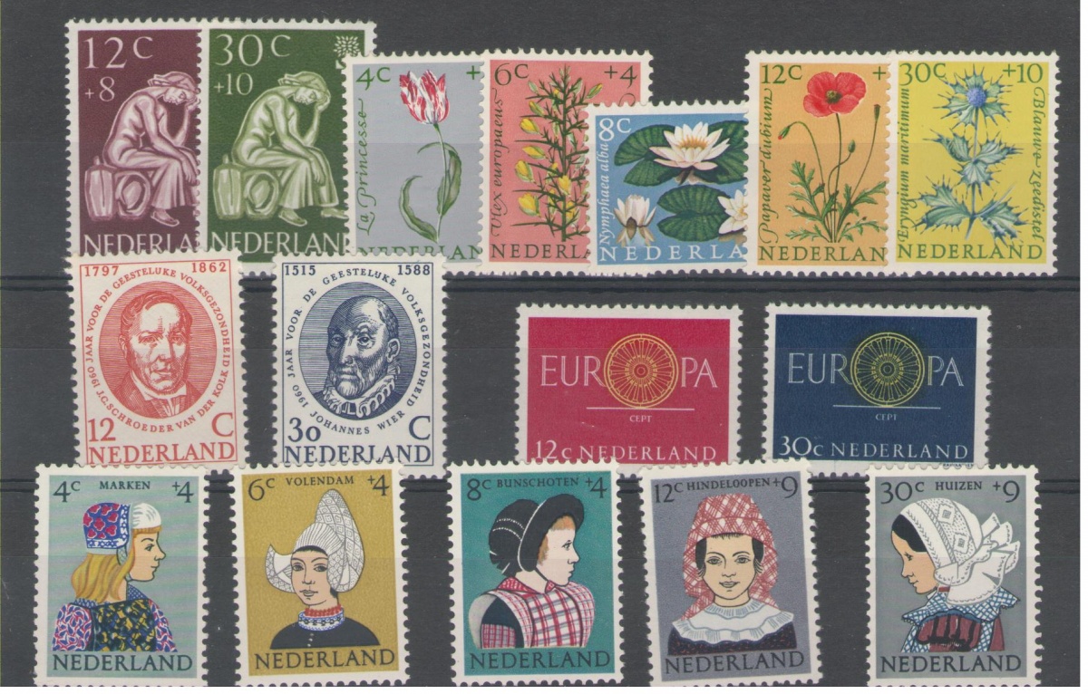 Postzegel jaargang 1960