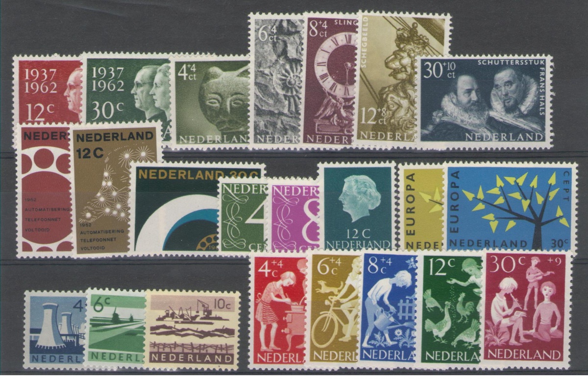 Postzegel jaargang 1962