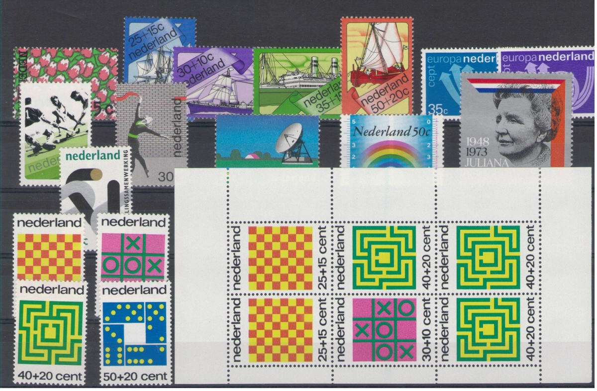 Postzegel jaargang 1973