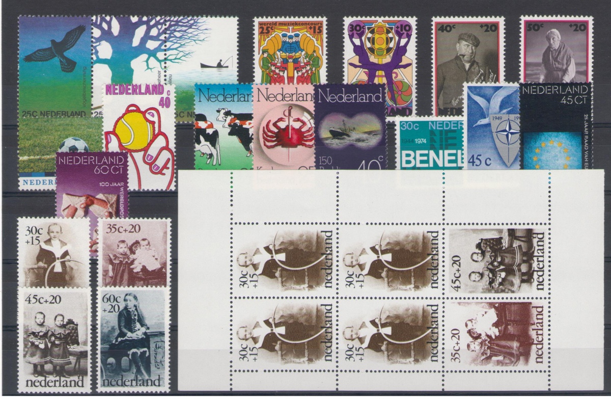 Postzegel jaargang 1974
