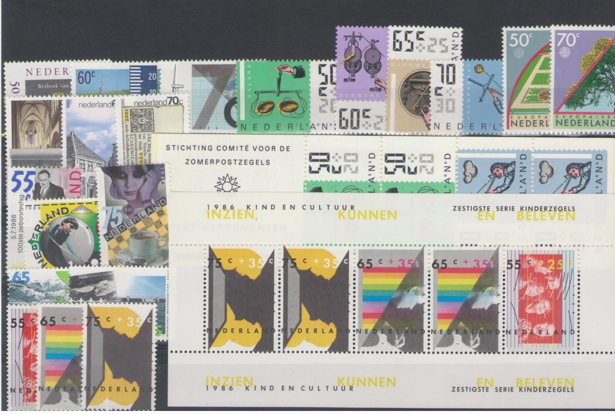 Postzegel jaargang 1986