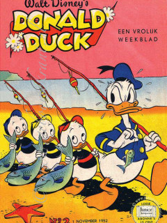 Vintage tijdschrift cadeau Donald Duck (16-10-1976)