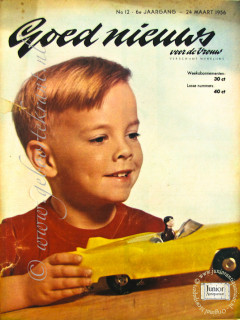 Vintage tijdschrift cadeau Goed Nieuws voor de vrouw (09-04-1954)