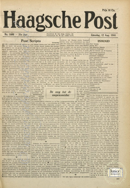 Vintage tijdschrift Haagse post (23-09-1972), een mooi cadeau voor jubileum of verjaardag