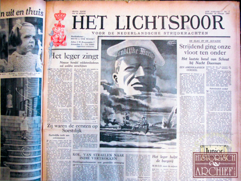 Het lichtspoor voor de Nederlandsche strijdkrachten