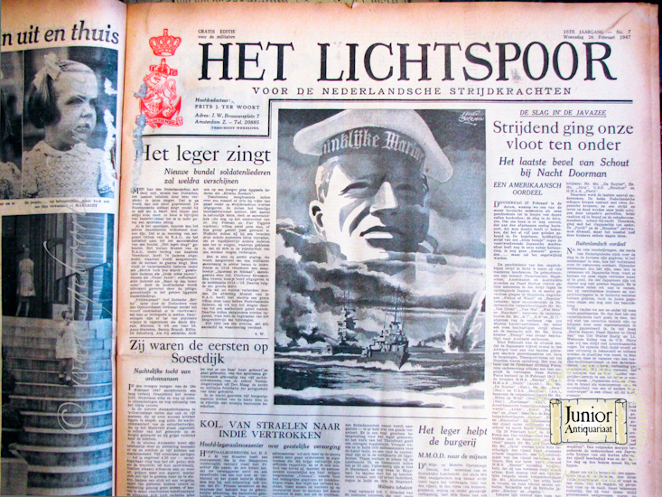 Het lichtspoor voor de Nederlandsche strijdkrachten