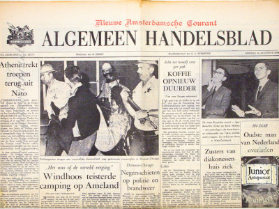 Krant geboortedag  Algemeen Handelsblad (26-10-1948)
