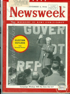 Vintage tijdschrift cadeau Newsweek (04-12-1953)