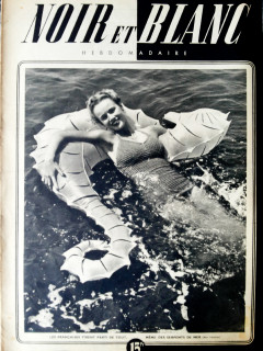 Vintage tijdschrift cadeau Noir et blanc (22-01-1954)