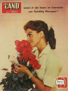Vintage tijdschrift cadeau Ons Land (03-04-1954)