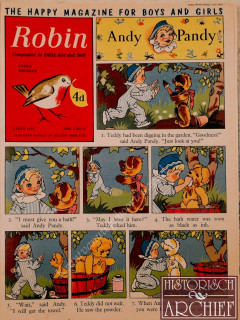 Vintage tijdschrift cadeau Robin (19-12-1953)