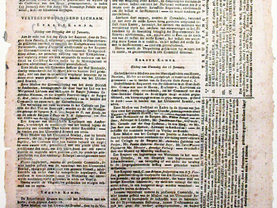 Krant geboortedag  Binnenlandsche Bataafsche courant (02-11-1798)