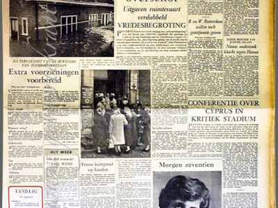 Krant geboortedag  Algemeen Handelsblad (15-10-1948)
