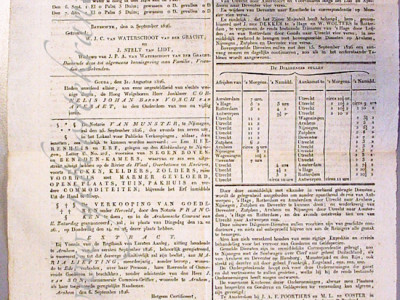 Krant geboortedag  Arnhemsche courant (18-09-1826)