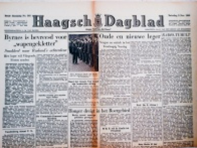 Haagsch Dagblad krant geboortedag als jubileumscadeau