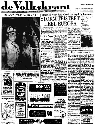 Voorpagina De Volkskrant 03-12-1966