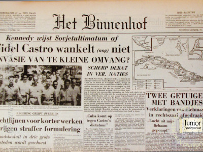 Krant geboortedag  Het Binnenhof (10-11-1962)