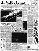 Volkskrant 1 september 1964 voorpagina nieuws