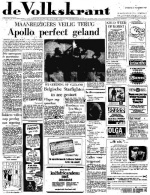 Volkskrant 25 november 1964 voorpagina nieuws