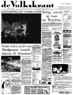 Volkskrant 28 november 1964 voorpagina nieuws