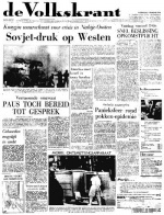 Volkskrant 04 februari 1970 voorpagina nieuws