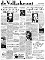 Volkskrant 05 februari 1970 voorpagina nieuws