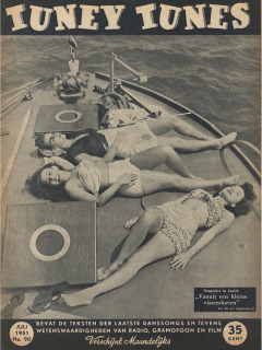 Vintage tijdschrift cadeau Tuney Tunes (01-06-1955)