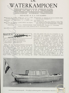 Vintage tijdschrift cadeau De Waterkampioen (24-11-1953)
