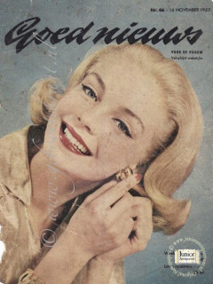 Vintage tijdschrift cadeau Goed Nieuws voor de vrouw (12-02-1954)