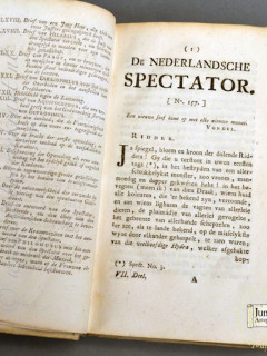 Vintage tijdschrift cadeau Nederlandsche Spectator (26-11-1883)