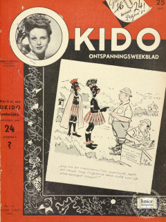 Vintage tijdschrift cadeau Okido (03-04-1954)