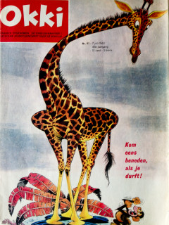 Vintage tijdschrift cadeau Okki (08-05-1976)