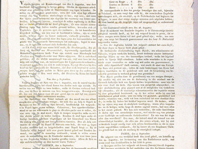 Krant geboortedag  Arnhemsche courant (20-10-1826)