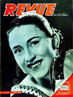 Vintage tijdschrift cadeau Revue (10-04-1954)