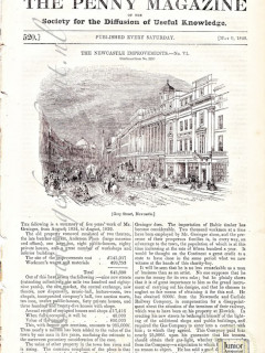Vintage tijdschrift cadeau The Penny Magazine (25-01-1845)